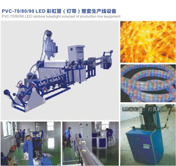 LED彩虹管擠出機、LED燈帶押出機